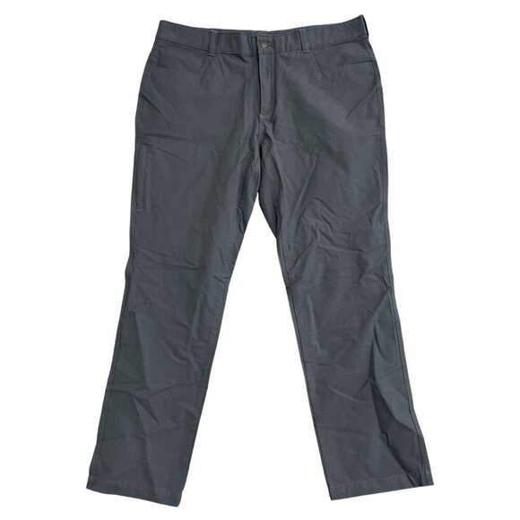 NWOT Kirkland Signature Cargo Tech pants Men's 40x32 Gray Elastic Waist - Picture 2 of 10